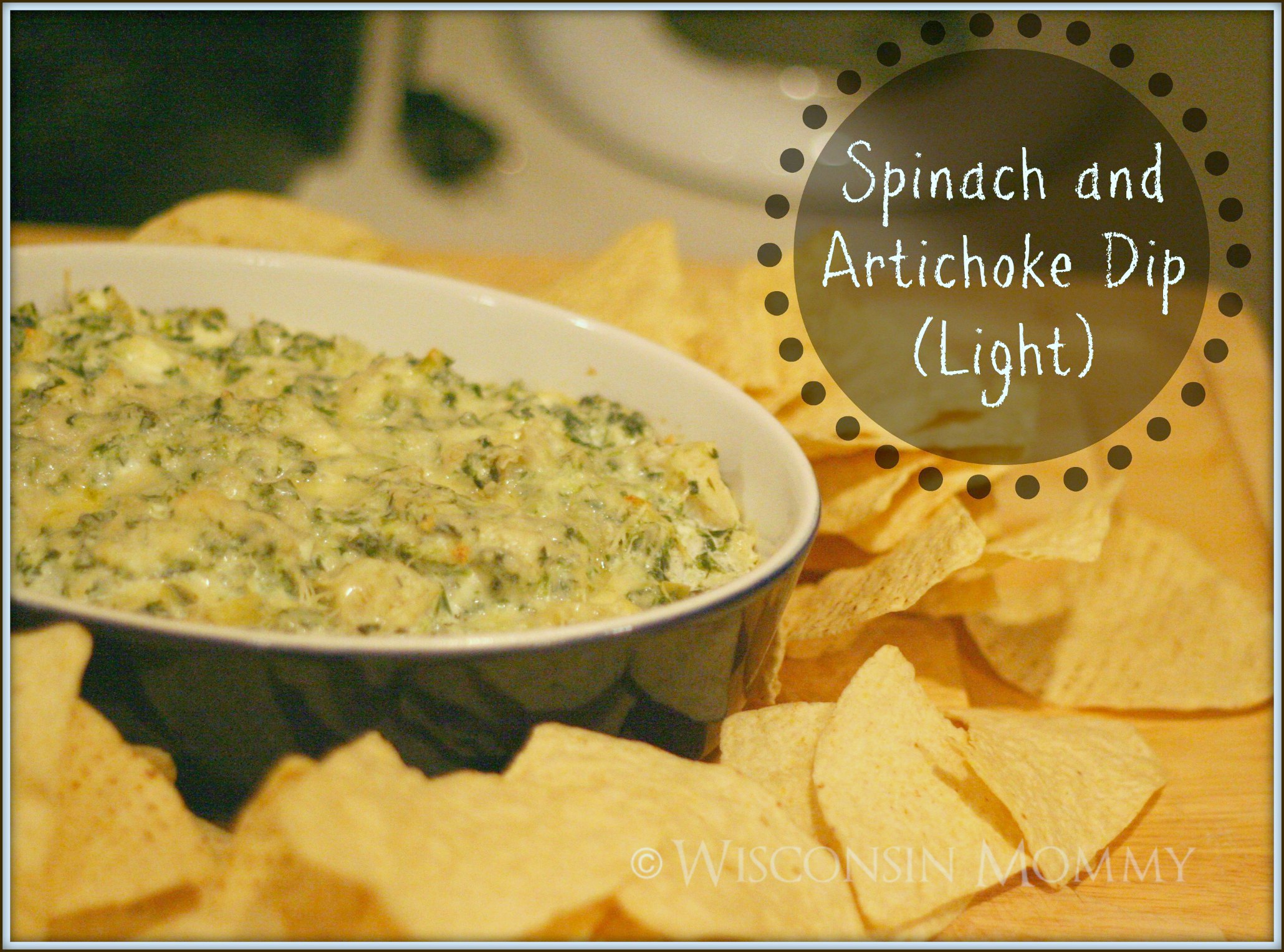 Light Spinach and Artichoke Dip Recipe