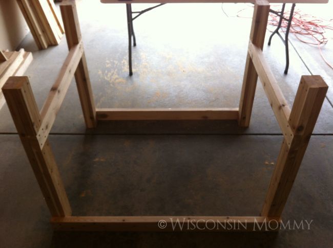 elevated garden bed frame upside down