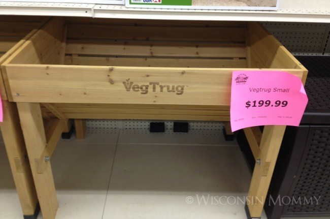 expensive vegtrug elevated bed at store