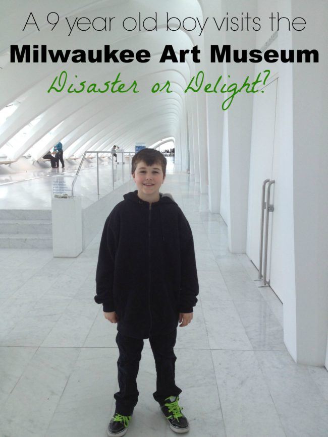 The Milwaukee Art Museum offers many programs that will interest kids.