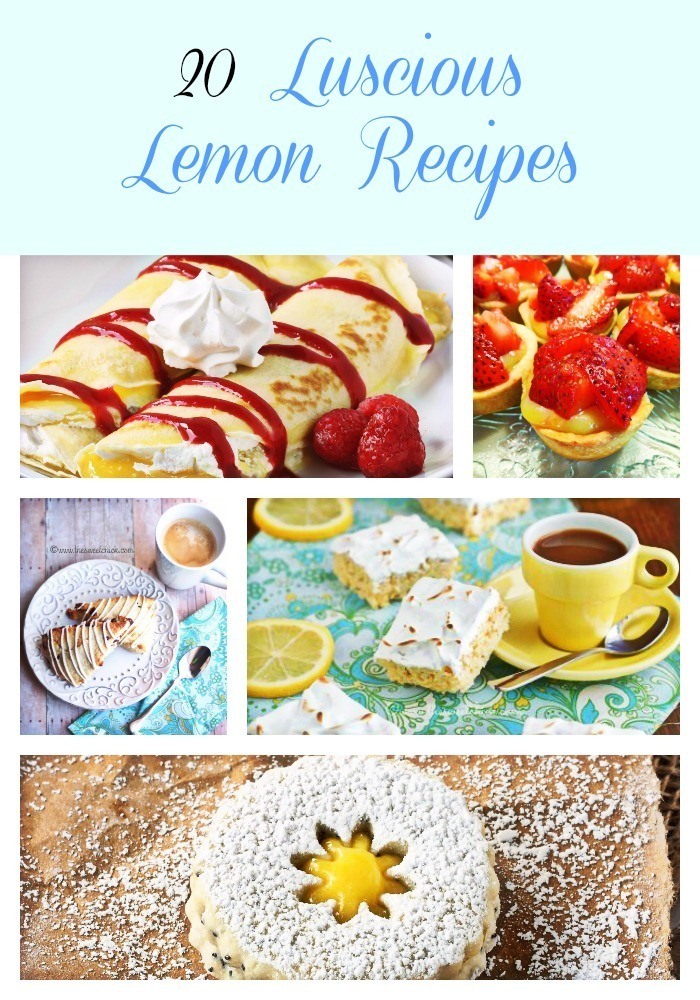 20 Luscious Lemon Recipes