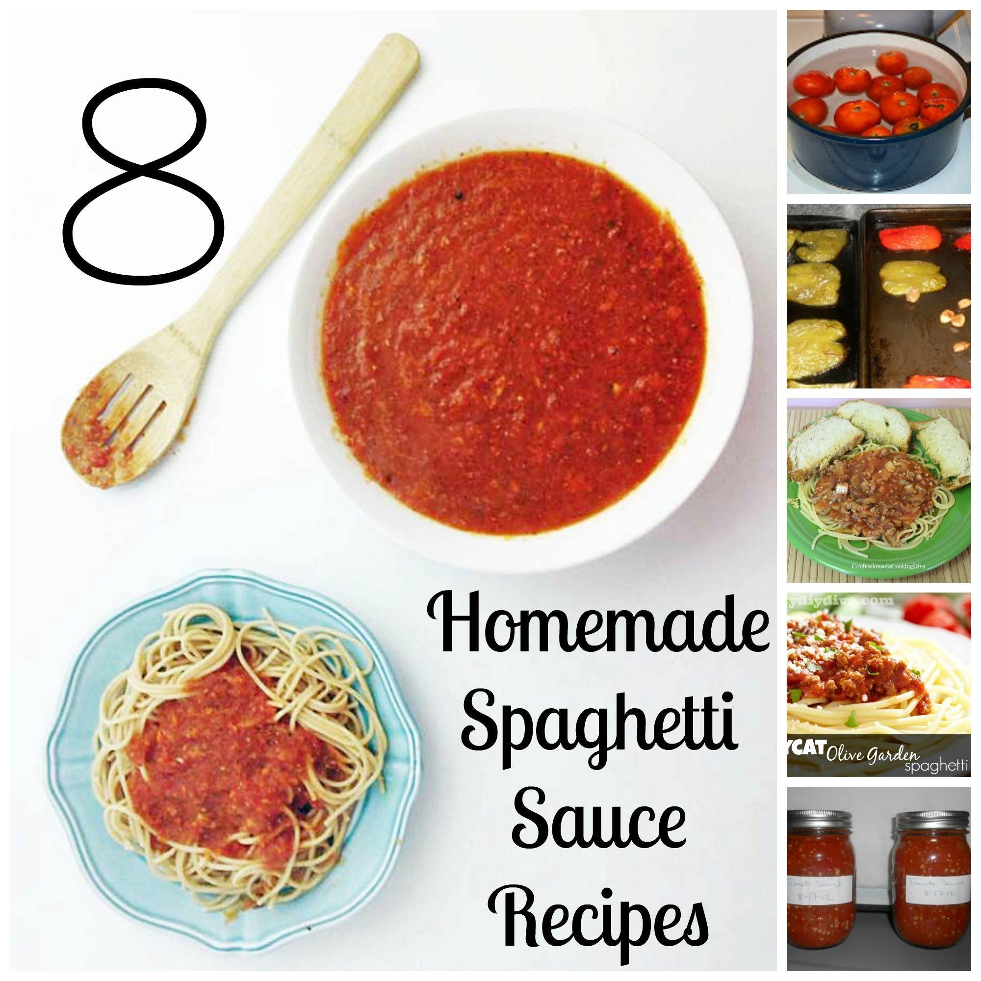 Homemade Tomato Sauce Recipe