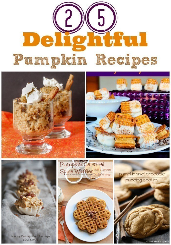 Easy and tasty pumpkin recipes.