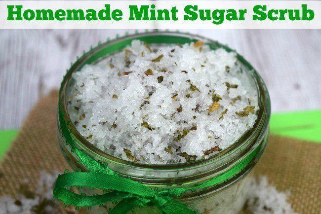 All Natural Mint sugar Scrub