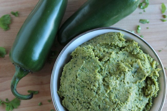 cilantro jalapeno hummus recipe