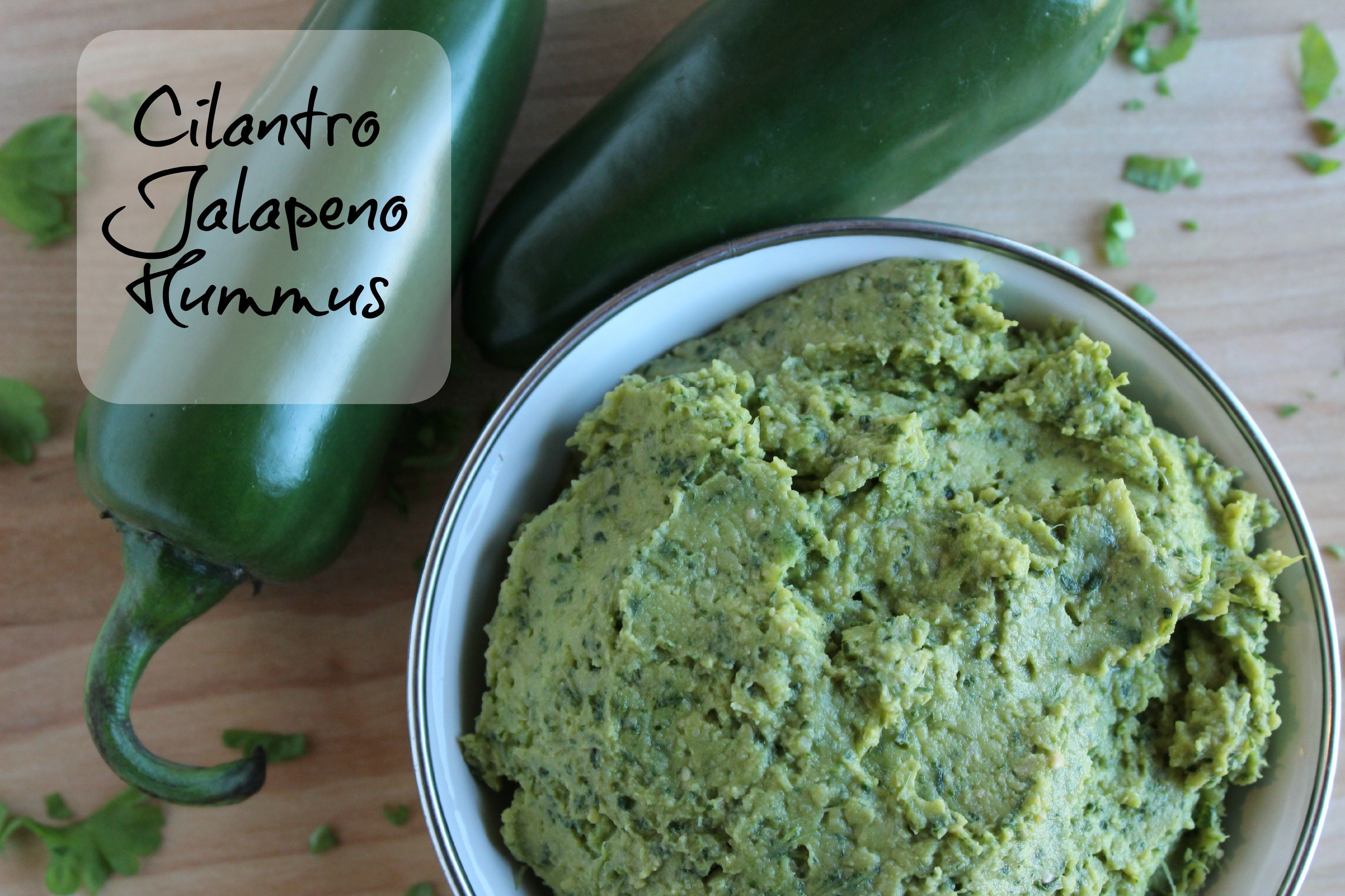 cilantro jalapeno hummus recipe