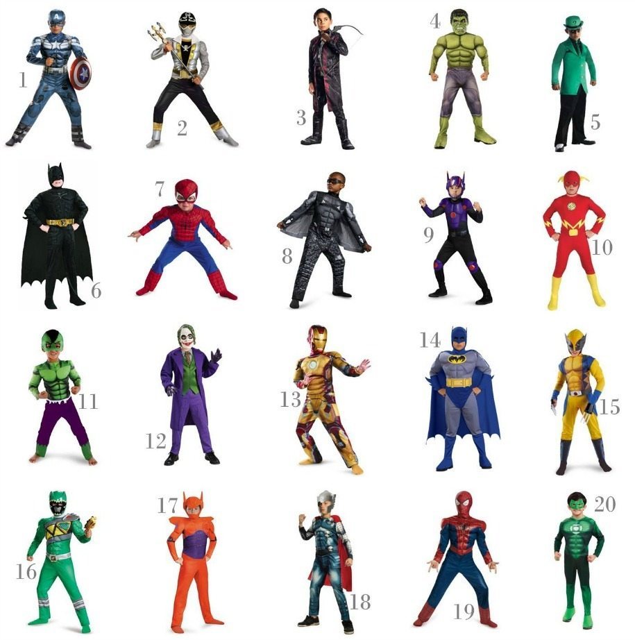 20 Boys&rsquo; Super Hero and Villain Halloween Costumes Under $30