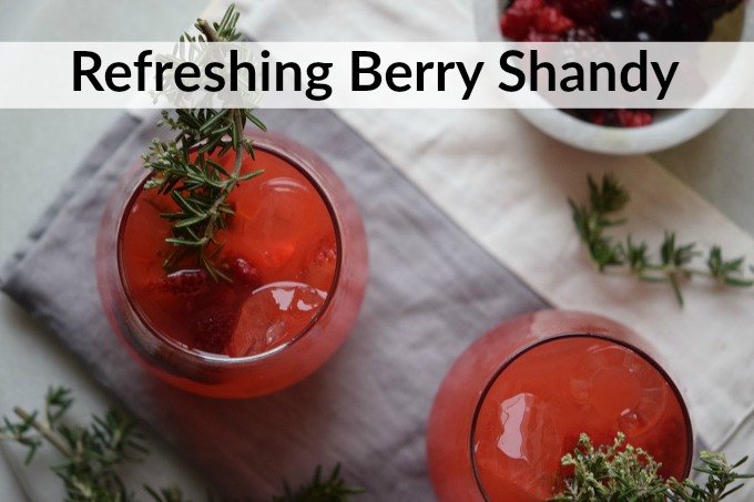 Refreshing Berry Shandy