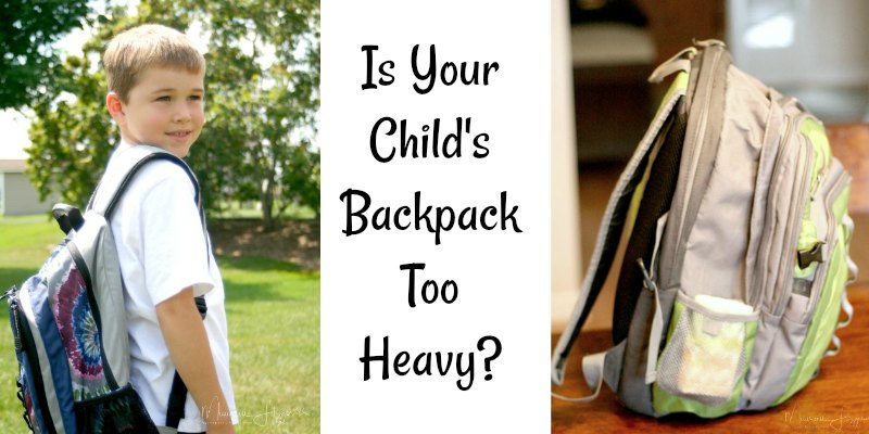 Wellness Wednesday: Is Your Child&rsquo;s Backpack Too Heavy?