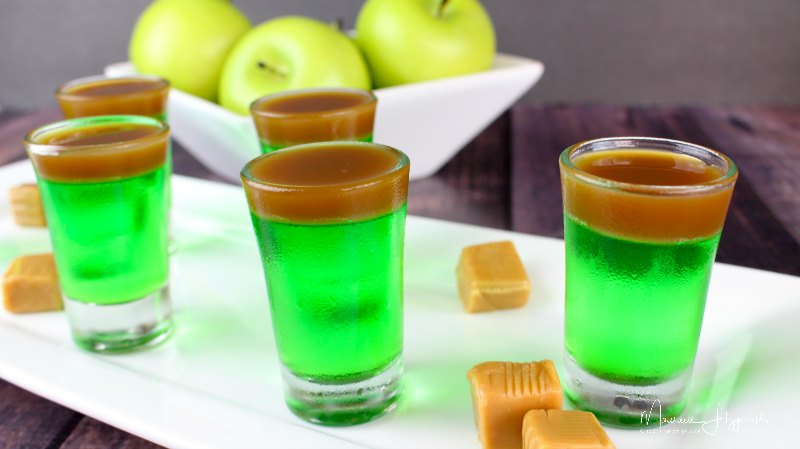 caramel apple jello shots