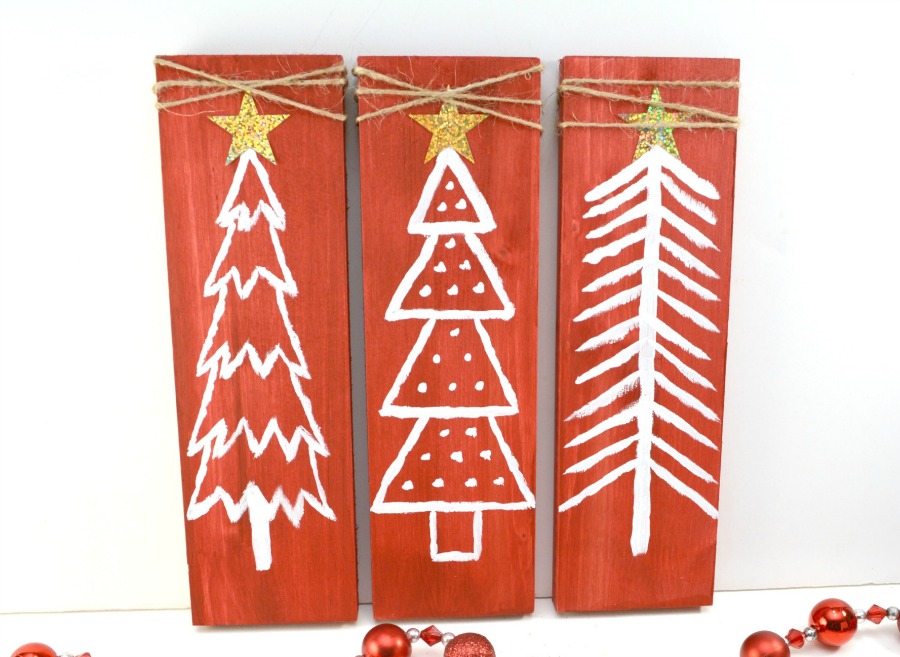 DIY Christmas Decor finished