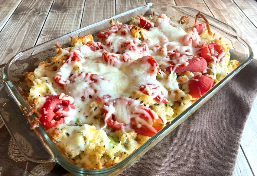 Baked Tomato Mozzarella