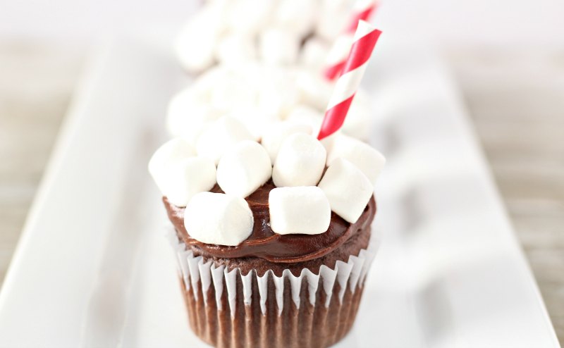 Hot Chocolate Cupcakes