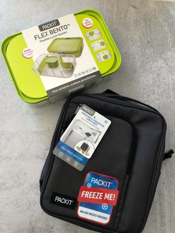 PackIt freezable bags keep lunches cold with their built in freezer packs. 
