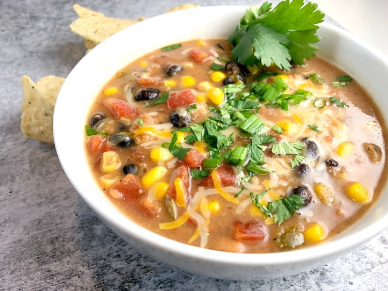 refried bean soup