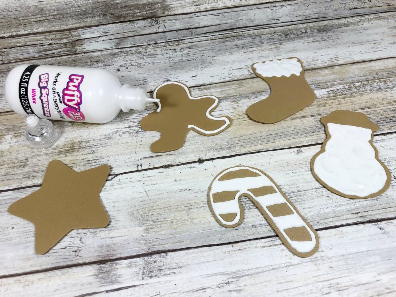PROCESS 3 DIY foam cookie ornaments