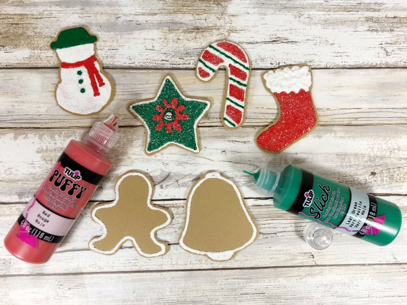 PROCESS 4 DIY foam cookie ornaments