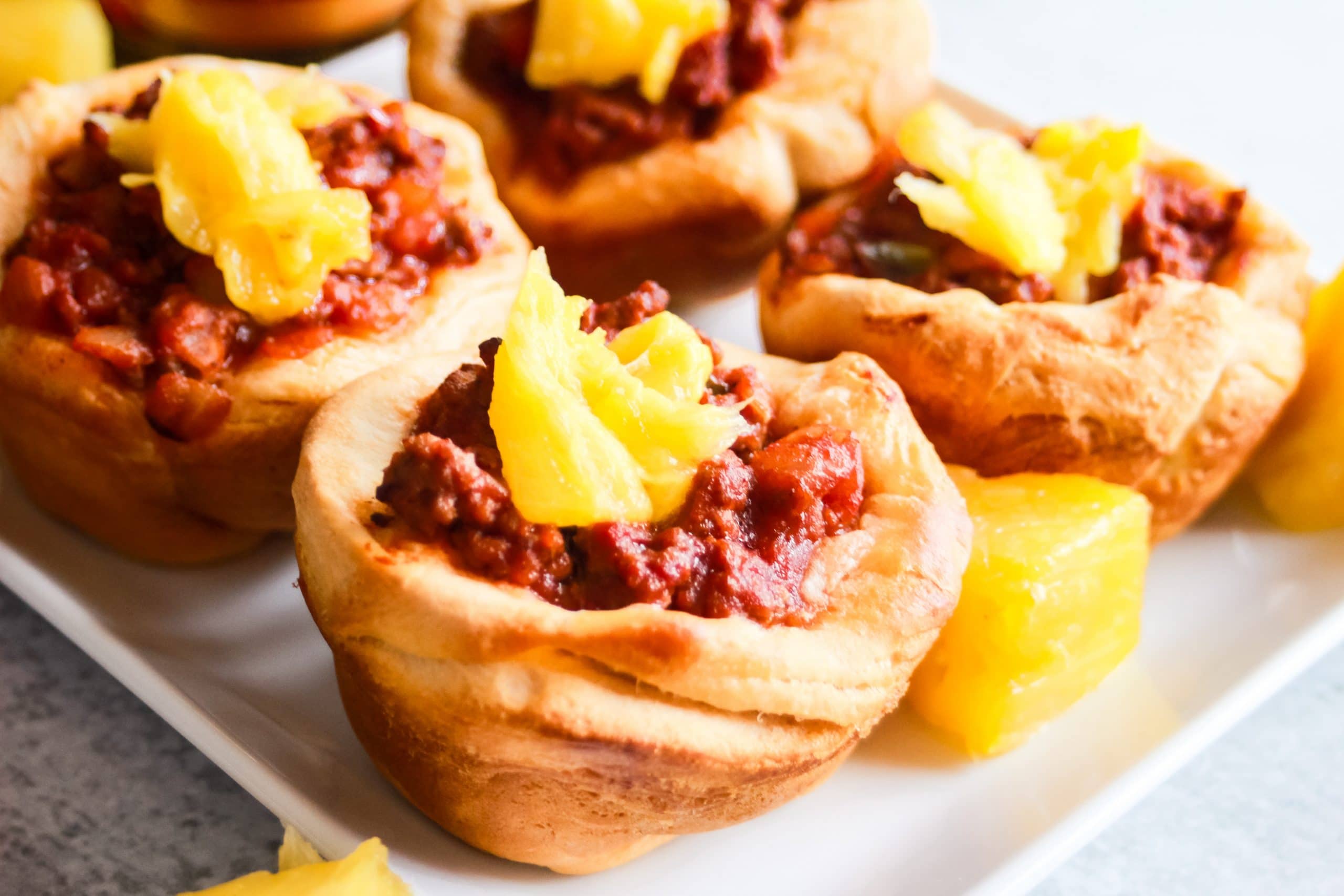 Sweet BBQ Sloppy Joe Cups