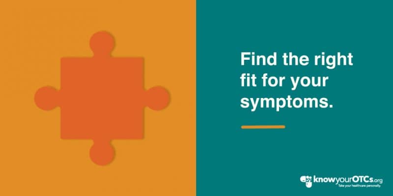 a puzzle piece and find the right fit for your symptoms text