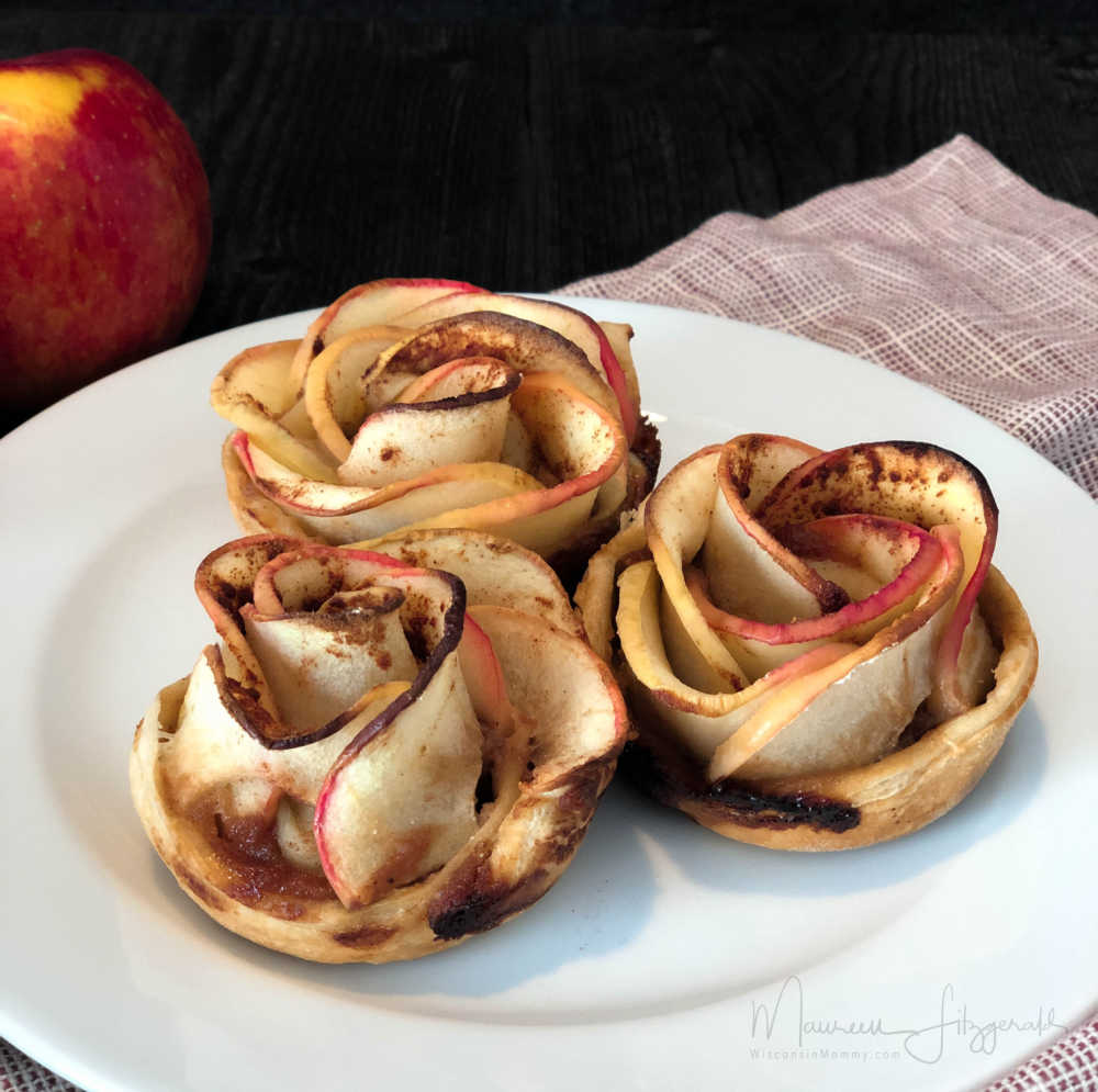 baked apple dessert on plate