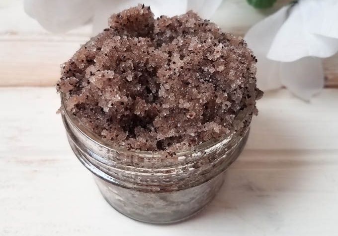 Simple Vanilla Latte Homemade Sugar Body Scrub