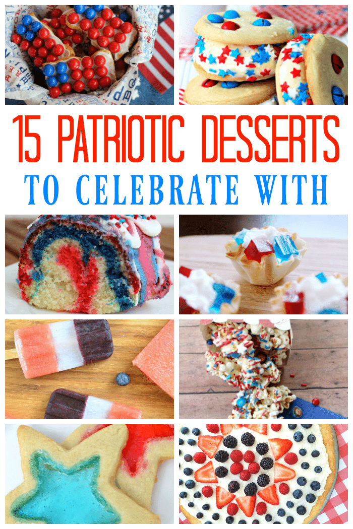 15 Easy Red, White & Blue Desserts to Impress
