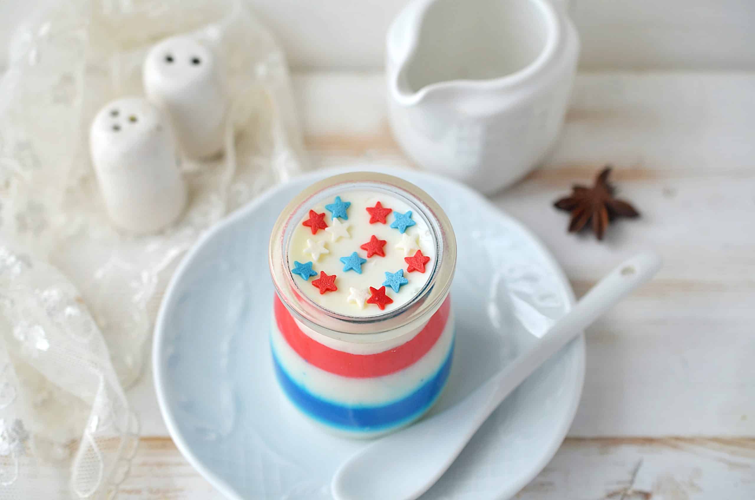 Personal Sized Patriotic Cheesecakes